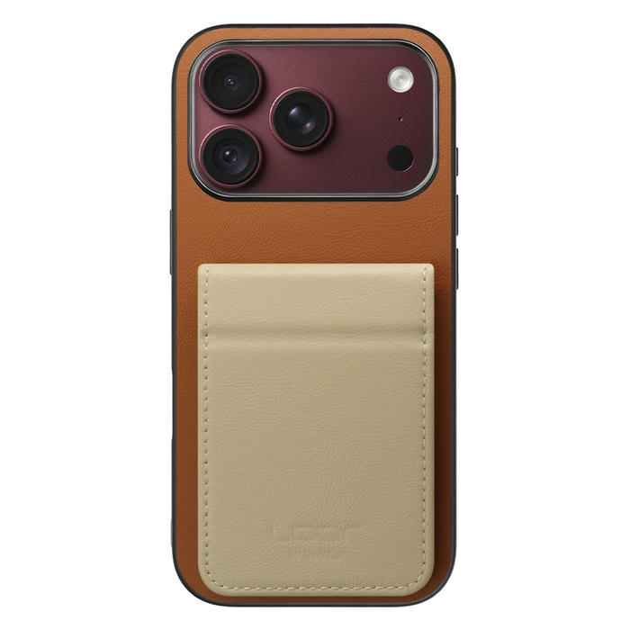 [ LOOF BASIC-SHELL SLIM CARD 2カード ] iPhone 18 Pro iPhone18 Pro アイフォン18 プロ ケース 背面 カード収納 カード入れ カードポケット カバー スマホケース 薄型 大容量 本革 [ iPhone 18 Pro ]