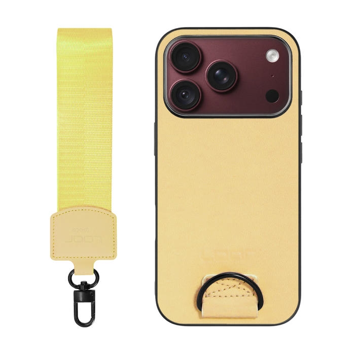 [ LOOF STRAP-SHELL (ショートVer.) ] iPhone 18 Pro iPhone18 Pro アイフォン18 プロ スマホケース 背面 ケース カバー ハードケース ハンドストラップ  本革 [ iPhone 18 Pro ]