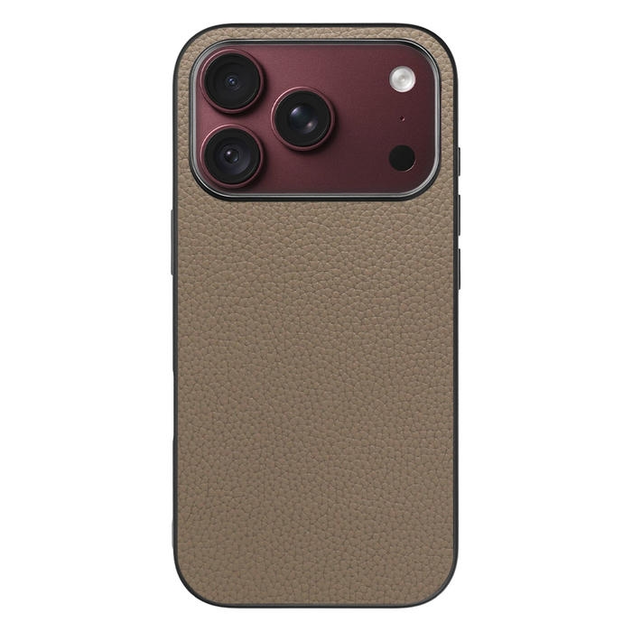 [ LOOF LUXURY-SHELL ] iPhone 18 Pro iPhone18 Pro アイフォン18 プロ スマホケース 背面 ケース カバー ハードケース 本革 ストラップホール [ iPhone 18 Pro ]