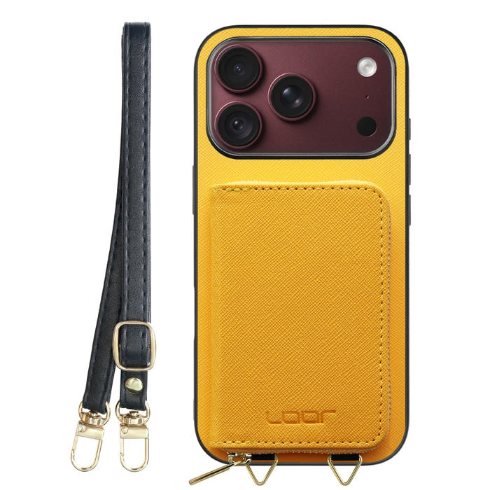 [ LOOF CASUAL-SHELL POUCH ] iPhone 18 Pro iPhone18 Pro アイフォン18 プロ ケース ショルダー スマホショルダー 背面 収納 ポーチ付き カバー スマホケース ストラップ レザー [ iPhone 18 Pro ]