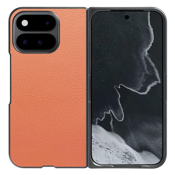 [ LOOF LUXURY-SHELL ] Google Pixel 11 Pro Fold  スマホケース 本革 薄型 軽量 背面ケース シンプル レザーケース [ Google Pixel 11 Pro Fold ]