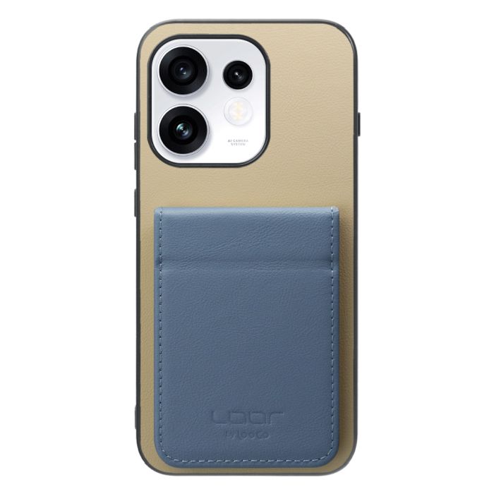 [ LOOF BASIC-SHELL SLIM CARD 2カード ] OPPO Reno16 5G CPH2865 ケース 背面 カード収納 カード入れ カードポケット カバー スマホケース 薄型 大容量 本革 [ OPPO Reno16 5G ]