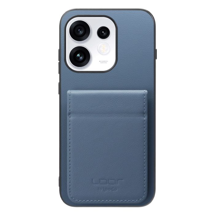 [ LOOF BASIC-SHELL SLIM CARD 2カード ] OPPO Reno16 5G CPH2865 ケース 背面 カード収納 カード入れ カードポケット カバー スマホケース 薄型 大容量 本革 [ OPPO Reno16 5G ]