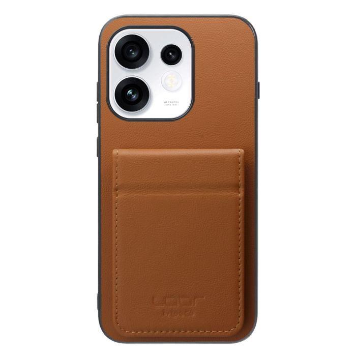 [ LOOF BASIC-SHELL SLIM CARD 2カード ] OPPO Reno16 5G CPH2865 ケース 背面 カード収納 カード入れ カードポケット カバー スマホケース 薄型 大容量 本革 [ OPPO Reno16 5G ]