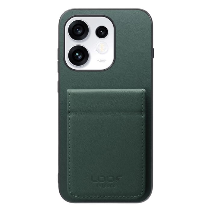 [ LOOF BASIC-SHELL SLIM CARD 2カード ] OPPO Reno16 5G CPH2865 ケース 背面 カード収納 カード入れ カードポケット カバー スマホケース 薄型 大容量 本革 [ OPPO Reno16 5G ]
