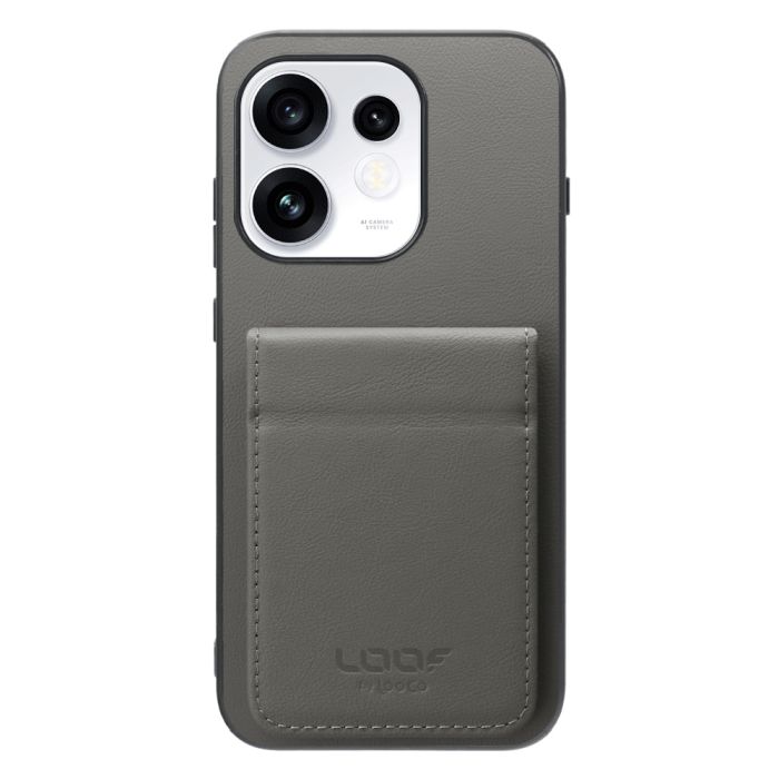 [ LOOF BASIC-SHELL SLIM CARD 2カード ] OPPO Reno16 5G CPH2865 ケース 背面 カード収納 カード入れ カードポケット カバー スマホケース 薄型 大容量 本革 [ OPPO Reno16 5G ]