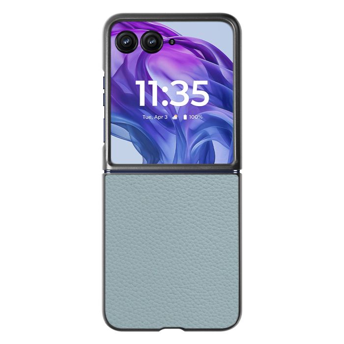 [ LOOF LUXURY-SHELL ] motorola razr 50 ultra razr50ultra razr50ウルトラ レーザー スマホケース 本革 薄型 軽量 背面ケース シンプル レザーケース [ motorola razr 50 ultra ]