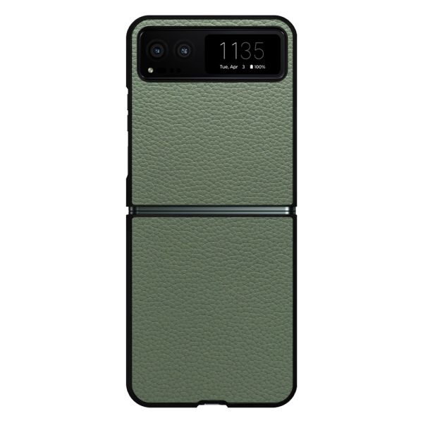 [ LOOF LUXURY-SHELL ] motorola razr 40 / 40s  スマホケース 本革 薄型 軽量 背面ケース シンプル レザーケース [ motorola razr 40 / 40s ]