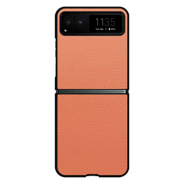 [ LOOF LUXURY-SHELL ] motorola razr 40 / 40s  スマホケース 本革 薄型 軽量 背面ケース シンプル レザーケース [ motorola razr 40 / 40s ]