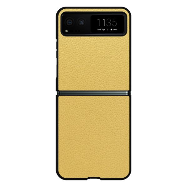 [ LOOF LUXURY-SHELL ] motorola razr 40 / 40s  スマホケース 本革 薄型 軽量 背面ケース シンプル レザーケース [ motorola razr 40 / 40s ]