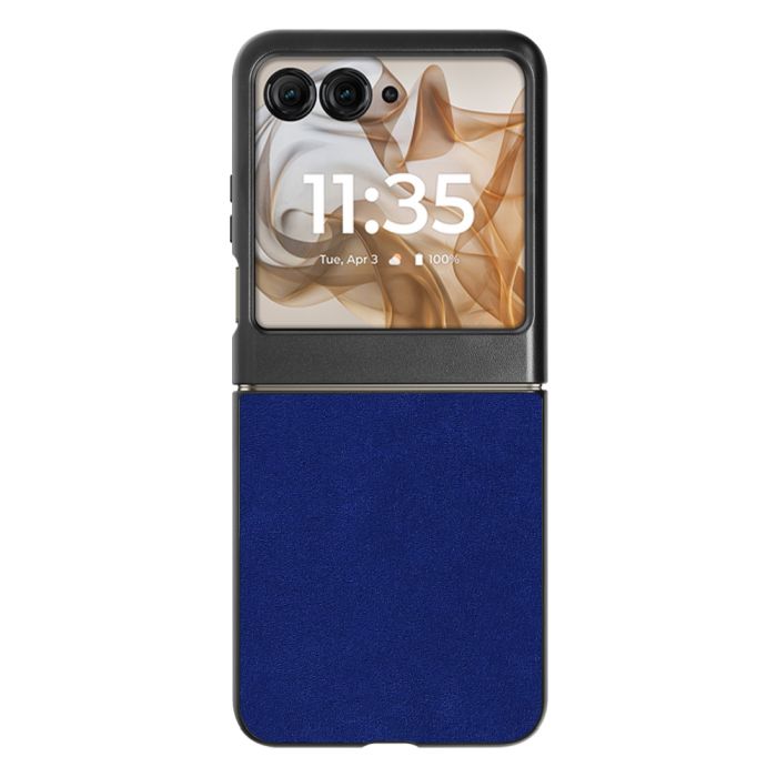 [ LOOF ALCANTARA-SHELL ]  motorola razr 50s / 60s  ケース カバー スマホケース 本革 レザー シンプル ストラップホール [ motorola razr 50s / 60s ]