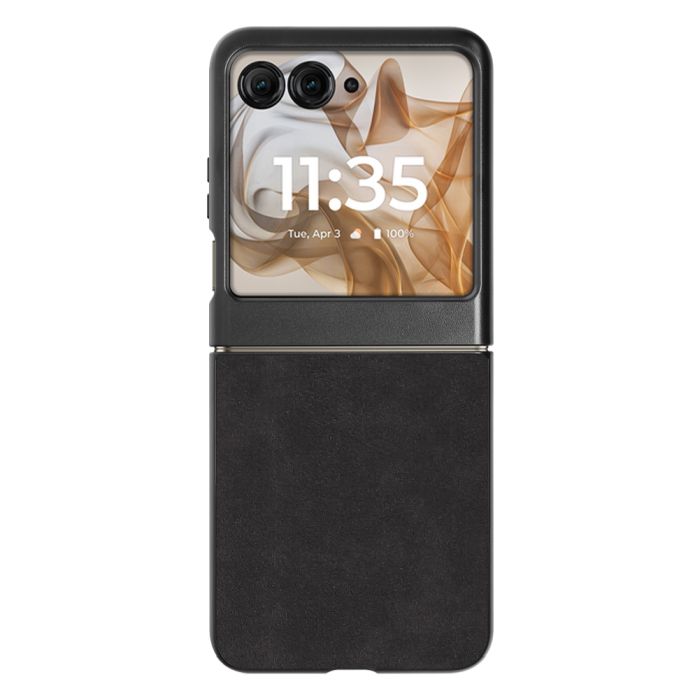 [ LOOF ALCANTARA-SHELL ]  motorola razr 50d / 60d  ケース カバー スマホケース 本革 レザー シンプル ストラップホール [ motorola razr 50d / 60d ]