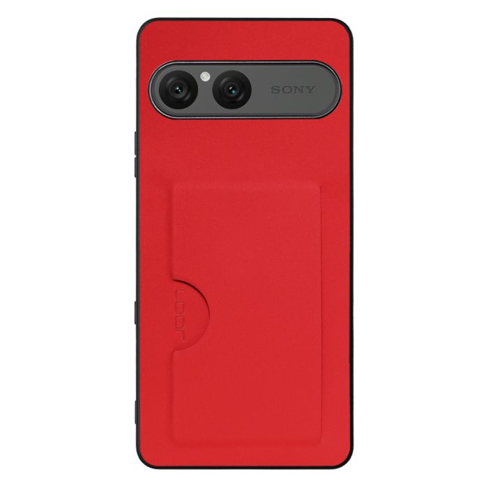[ LOOF SKIN SLIM-SLOT ] Xperia 10 VIII  スマホケース 背面 ケース カバー ハードケース カード収納 PUレザー ストラップホール [ Xperia 10 VIII ]