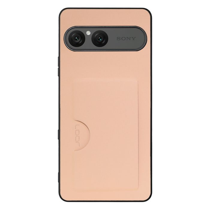 [ LOOF SKIN SLIM-SLOT ] Xperia 10 VIII  スマホケース 背面 ケース カバー ハードケース カード収納 PUレザー ストラップホール [ Xperia 10 VIII ]
