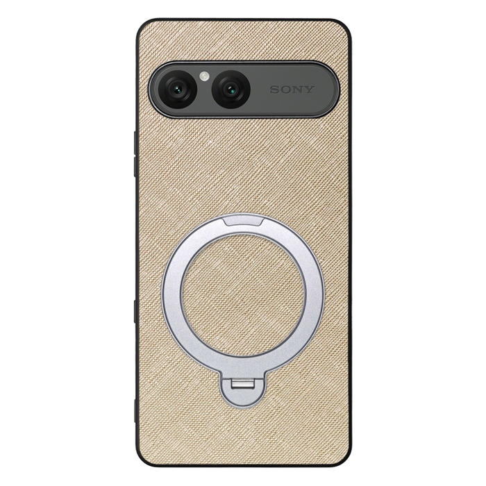 [ LOOF CASUAL MAG-RING Series ] Xperia 10 VIII  スマホケース 背面 ケース カバー ハードケース マグネット内蔵の薄型多機能リング付 スタンド [ Xperia 10 VIII ]