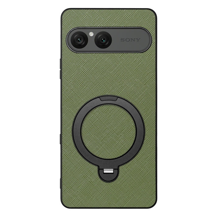 [ LOOF CASUAL MAG-RING Series ] Xperia 10 VIII  スマホケース 背面 ケース カバー ハードケース マグネット内蔵の薄型多機能リング付 スタンド [ Xperia 10 VIII ]
