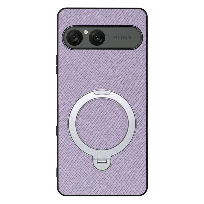 [ LOOF CASUAL MAG-RING Series ] Xperia 10 VIII  スマホケース 背面 ケース カバー ハードケース マグネット内蔵の薄型多機能リング付 スタンド [ Xperia 10 VIII ]
