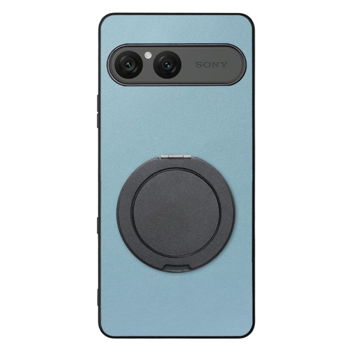 [ LOOF RING-SHELL (シンプル Ver.) ] Xperia 10 VIII  スマホケース 背面 ケース カバー ハードケース スマホリング リング付き 本革 ストラップホール [ Xperia 10 VIII ]