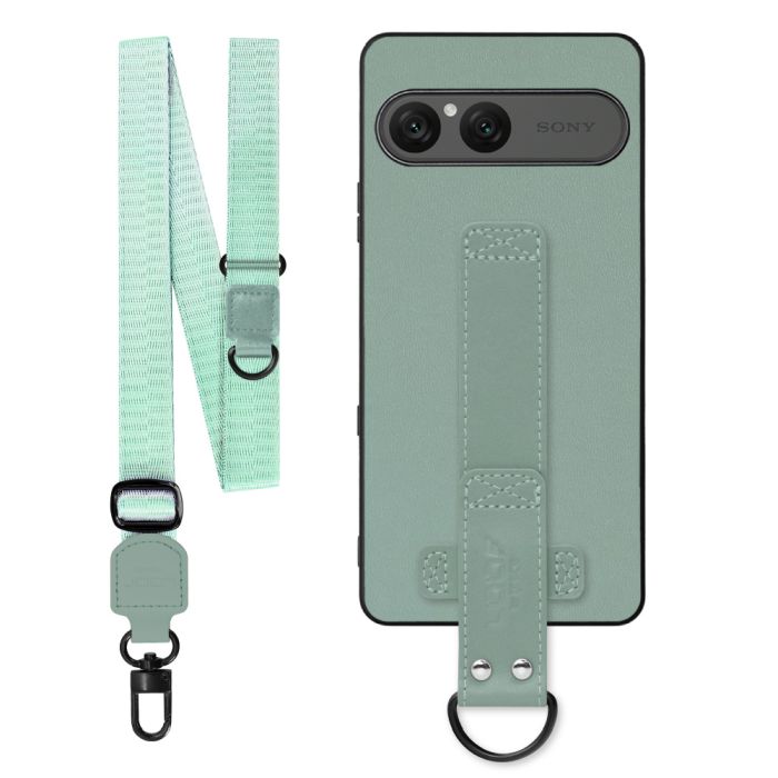 [ LOOF STRAP-SHELL (ロング+ Ver.) ] Xperia 10 VIII  スマホケース 背面 ケース カバー ハードケース ショルダーベルト  本革 [ Xperia 10 VIII ]