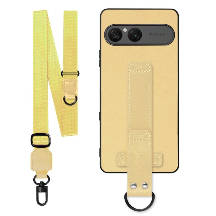 [ LOOF STRAP-SHELL (ロング+ Ver.) ] Xperia 10 VIII  スマホケース 背面 ケース カバー ハードケース ショルダーベルト  本革 [ Xperia 10 VIII ]