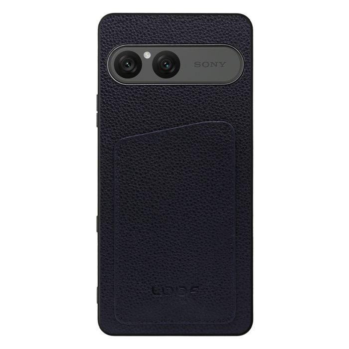 [ LOOF INVISIBLE CARD CASE-SHELL ] Xperia 10 VIII  スマホケース 背面 ケース カバー 本革 見えない収納 カード 見えない 落ちない マグネット [ Xperia 10 VIII ]