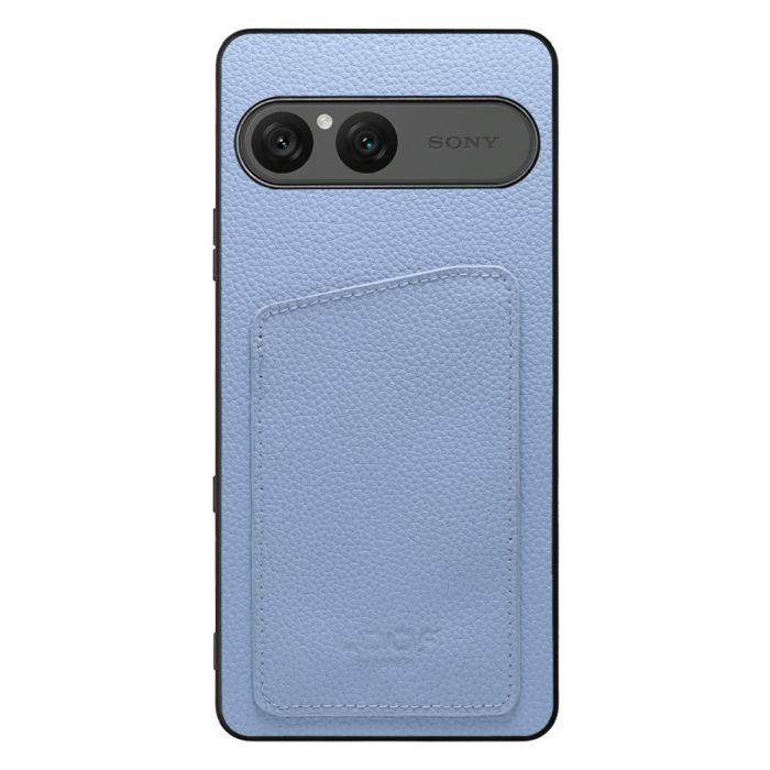 [ LOOF INVISIBLE CARD CASE-SHELL ] Xperia 10 VIII  スマホケース 背面 ケース カバー 本革 見えない収納 カード 見えない 落ちない マグネット [ Xperia 10 VIII ]
