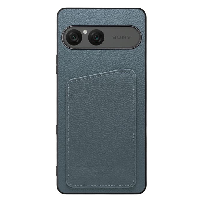 [ LOOF INVISIBLE CARD CASE-SHELL ] Xperia 10 VIII  スマホケース 背面 ケース カバー 本革 見えない収納 カード 見えない 落ちない マグネット [ Xperia 10 VIII ]