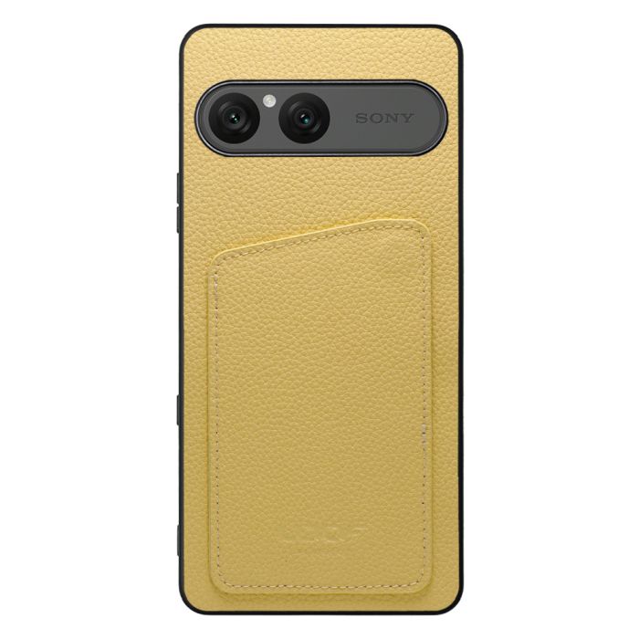 [ LOOF INVISIBLE CARD CASE-SHELL ] Xperia 10 VIII  スマホケース 背面 ケース カバー 本革 見えない収納 カード 見えない 落ちない マグネット [ Xperia 10 VIII ]