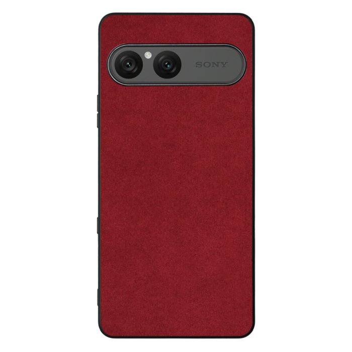 [ LOOF ALCANTARA-SHELL ] Xperia 10 VIII  ケース カバー スマホケース アルカンターラ シンプル ストラップホール [ Xperia 10 VIII ]