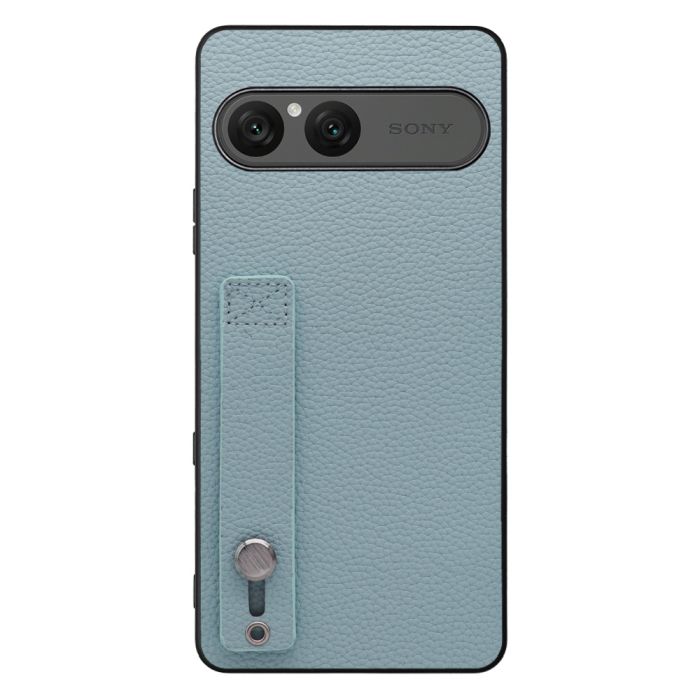 [ LOOF HOLD-SHELL ] Xperia 10 VIII  スマホケース 背面 ケース カバー ハードケース 背面ベルト 本革 ストラップホール [ Xperia 10 VIII ]