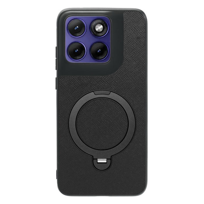 [ LOOF MAG-RING ] motorola edge 70 fusion  スマホケース 背面 ケース カバー ハードケース マグネット内蔵の薄型多機能リング付 スタンド [ motorola edge 70 fusion ]