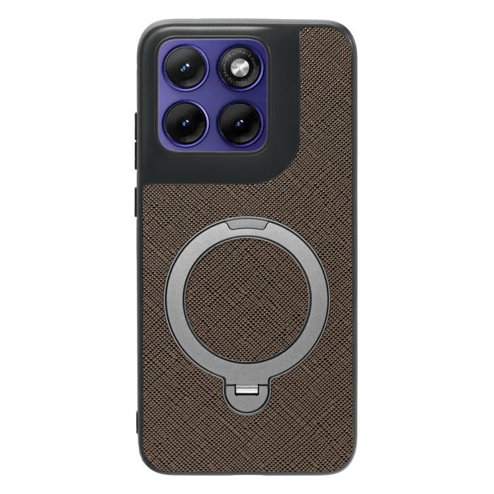 [ LOOF MAG-RING ] motorola edge 70 fusion  スマホケース 背面 ケース カバー ハードケース マグネット内蔵の薄型多機能リング付 スタンド [ motorola edge 70 fusion ]
