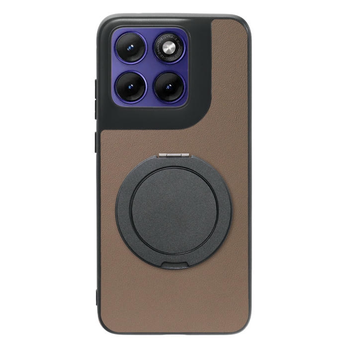 [ LOOF RING-SHELL (シンプル Ver.) ] motorola edge 70 fusion  スマホケース 背面 ケース カバー ハードケース スマホリング リング付き 本革 ストラップホール [ motorola edge 70 fusion ]