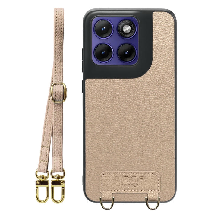 [ LOOF SLING ] motorola edge 70 fusion  ショルダーストラップ付き シンプルでスマート 本革 シェル型ケース ショルダー ストラップ スマホショルダー [ motorola edge 70 fusion ]
