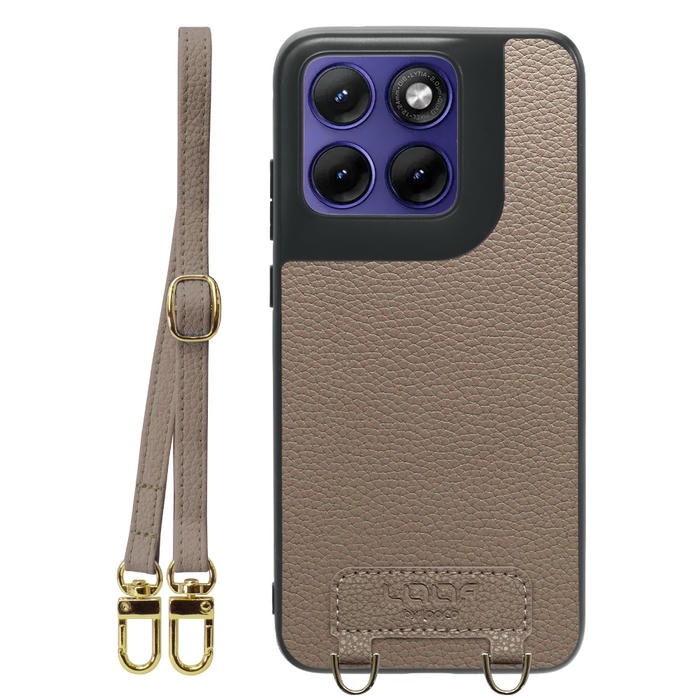 [ LOOF SLING ] motorola edge 70 fusion  ショルダーストラップ付き シンプルでスマート 本革 シェル型ケース ショルダー ストラップ スマホショルダー [ motorola edge 70 fusion ]