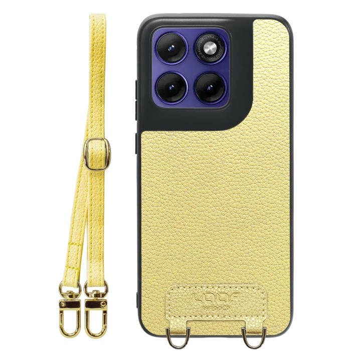[ LOOF SLING ] motorola edge 70 fusion  ショルダーストラップ付き シンプルでスマート 本革 シェル型ケース ショルダー ストラップ スマホショルダー [ motorola edge 70 fusion ]