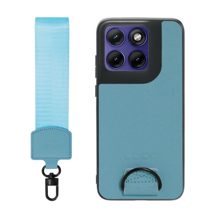 [ LOOF STRAP-SHELL (ショートVer.) ] motorola edge 70 fusion  スマホケース 背面 ケース カバー ハードケース ハンドストラップ  本革 [ motorola edge 70 fusion ]