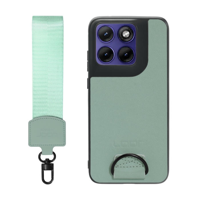 [ LOOF STRAP-SHELL (ショートVer.) ] motorola edge 70 fusion  スマホケース 背面 ケース カバー ハードケース ハンドストラップ  本革 [ motorola edge 70 fusion ]