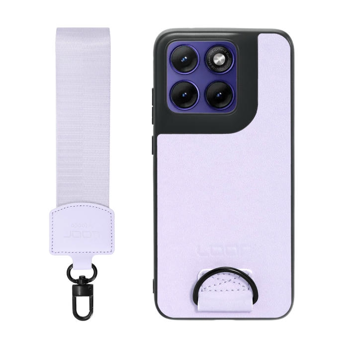 [ LOOF STRAP-SHELL (ショートVer.) ] motorola edge 70 fusion  スマホケース 背面 ケース カバー ハードケース ハンドストラップ  本革 [ motorola edge 70 fusion ]