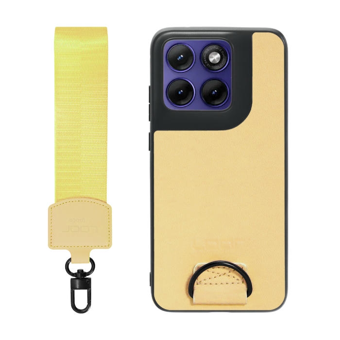 [ LOOF STRAP-SHELL (ショートVer.) ] motorola edge 70 fusion  スマホケース 背面 ケース カバー ハードケース ハンドストラップ  本革 [ motorola edge 70 fusion ]