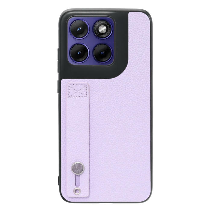 [ LOOF HOLD-SHELL ] motorola edge 70 fusion  スマホケース 背面 ケース カバー ハードケース 背面ベルト 本革 ストラップホール [ motorola edge 70 fusion ]