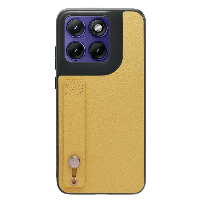 [ LOOF HOLD-SHELL ] motorola edge 70 fusion  スマホケース 背面 ケース カバー ハードケース 背面ベルト 本革 ストラップホール [ motorola edge 70 fusion ]
