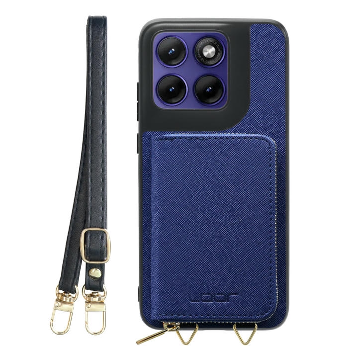 [ LOOF CASUAL-SHELL POUCH ] motorola edge 70 fusion  ケース ショルダー スマホショルダー 背面 収納 ポーチ付き カバー スマホケース ストラップ レザー [ motorola edge 70 fusion ]