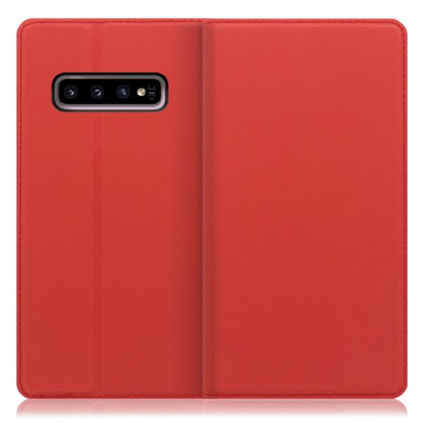 [ LOOF SKIN SLIM ] Galaxy S10 SC-03L / SCV41 galaxys10 スマホケース ケース カバー 手帳型ケース カード収納 マグネット付き ベルトなし [ Galaxy S10 ]