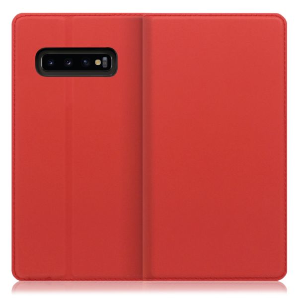 [ LOOF SKIN SLIM ] Galaxy S10+ SC-04L / SCV42 s10plus s10 plus スマホケース ケース カバー 手帳型ケース カード収納 マグネット付き ベルトなし [ Galaxy S10+ ]