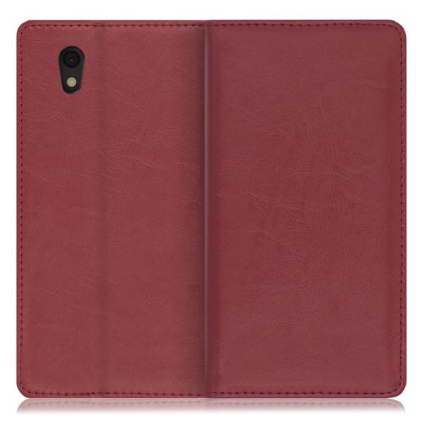 [ LOOF ROYALE ] AQUOS sense / sense lite / sense basic senselite sensebasic スマホケース ケース カバー 手帳型ケース カード収納 マグネット付き 本革 ベルトなし [ AQUOS sense / sense lite / sense basic ]