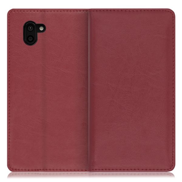 [ LOOF ROYALE ] AQUOS R2 SH-03K / SHV42 / 706SH  スマホケース ケース カバー 手帳型ケース カード収納 マグネット付き 本革 ベルトなし [ AQUOS R2 ]