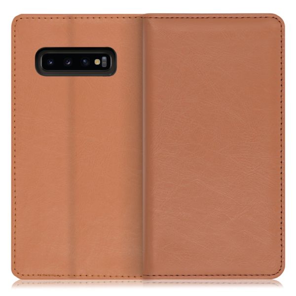 [ LOOF ROYALE ] Galaxy S10+ SC-04L / SCV42 s10plus s10 plus スマホケース ケース カバー 手帳型ケース カード収納 マグネット付き 本革 ベルトなし [ Galaxy S10+ ]
