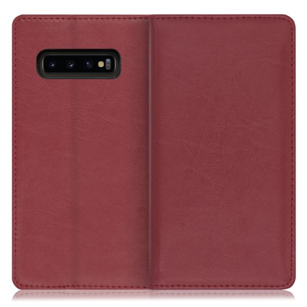 [ LOOF ROYALE ] Galaxy S10+ SC-04L / SCV42 s10plus s10 plus スマホケース ケース カバー 手帳型ケース カード収納 マグネット付き 本革 ベルトなし [ Galaxy S10+ ]