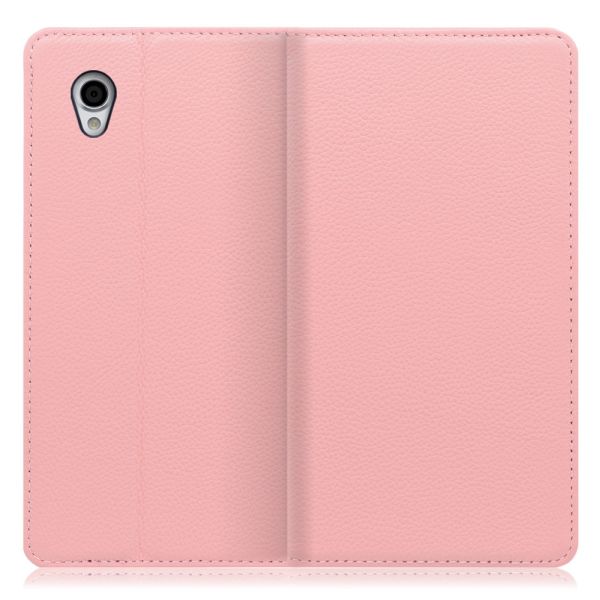 [ LOOF PASTEL ] Android One X4 Androidone X4 androidoneX4 スマホケース ケース カバー 手帳型ケース カード収納 マグネット付き 本革 ベルトなし [ Android One X4 ]
